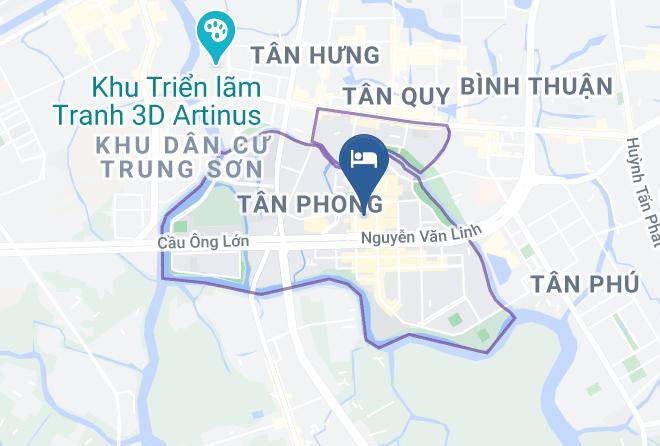 Boutique Phu My Hung Hotel Map - Ho Chi Minh City - Tan Phong