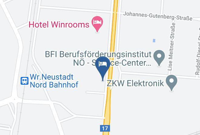 Wiener Neustadt - Boutiquehotel Freizeittempel Maps