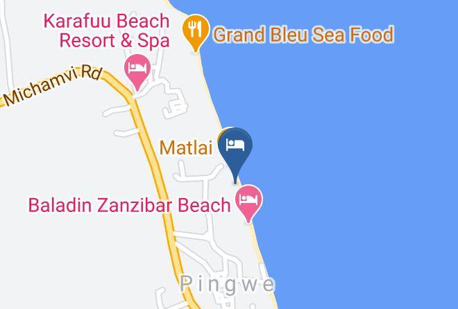 Zanzibar South - Boutique Hotel Matlai Maps