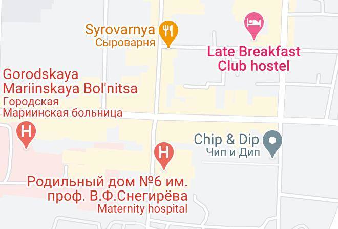 Saint Petersburg - Bow Hotel On Nevsky 136 Maps