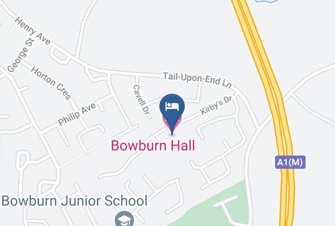 Durham - Bowburn Hall Hotel Maps