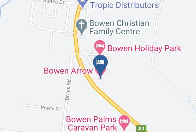 Whitsunday - Bowen Arrow Motel Maps