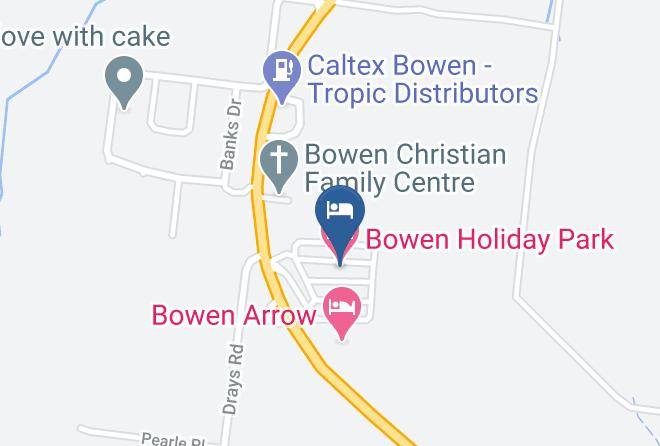 Bowen Holiday Park Map