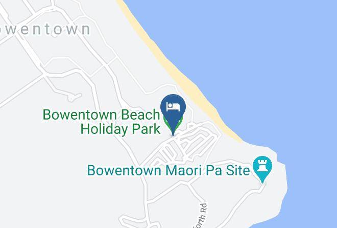 Western Bay Of Plenty - Bowentown Beach Holiday Park Maps