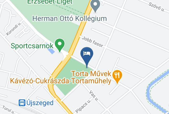 Szeged - Bowling Alleys And Szeged Center Szeged Te Maps