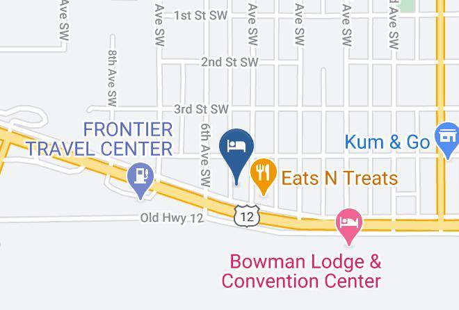 Bowman - Bowman Inn & Suites Maps