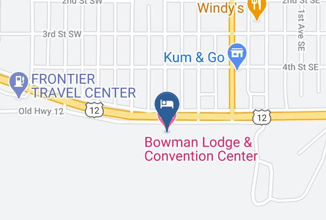 Bowman - Bowman Lodge & Convention Center Maps