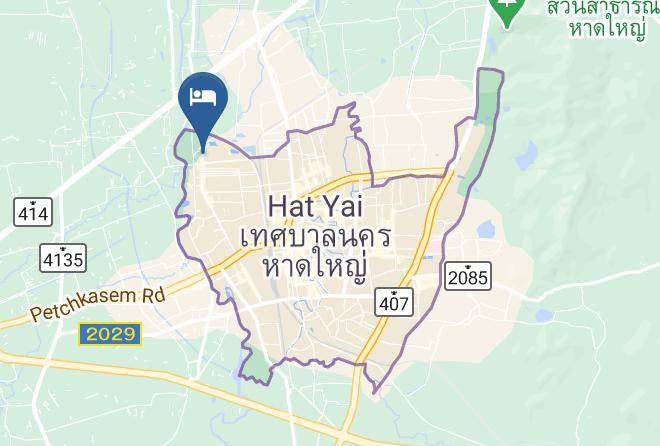 Amphoe Hat Yai - Box Boutique Resort Maps