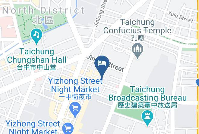 North District Yizhongmercial District - Box Design Hotel Maps
