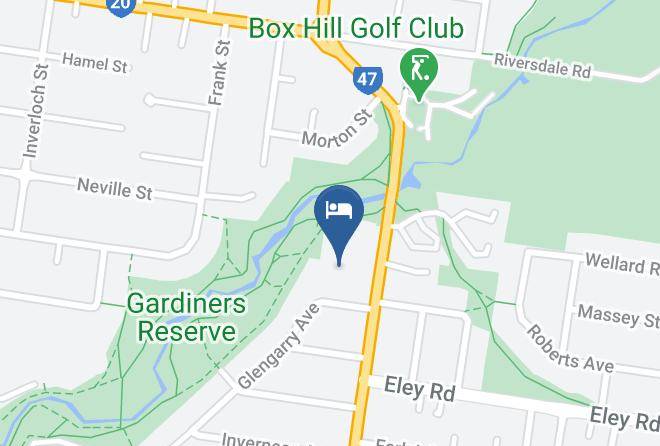 Whitehorse - Box Hill Motel Maps