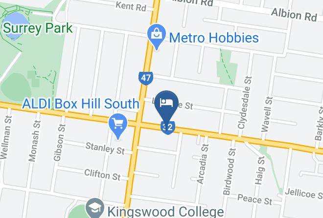 Whitehorse - Box Hill Studio Accommodation Maps
