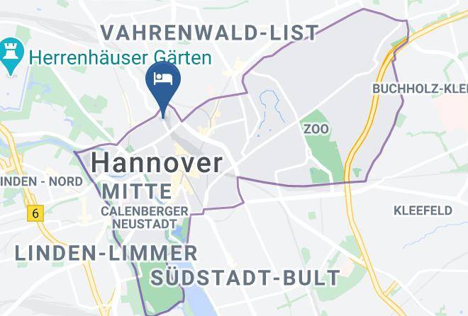 Stadt Hannover - Boxhotel Hannover Maps
