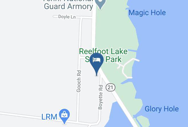 Boyette's Resort Map