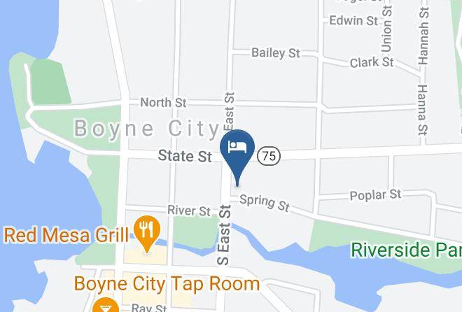 Charlevoix County - Boyne City Motel Maps