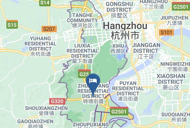 Hangzhou - Boyuelanwan Hotel Maps