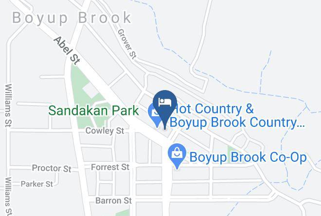 Boyup Brook - Boyup Brook Hotel Maps