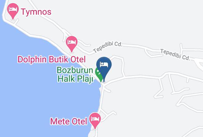 Marmaris - Kaya Hotel Bozburun Maps
