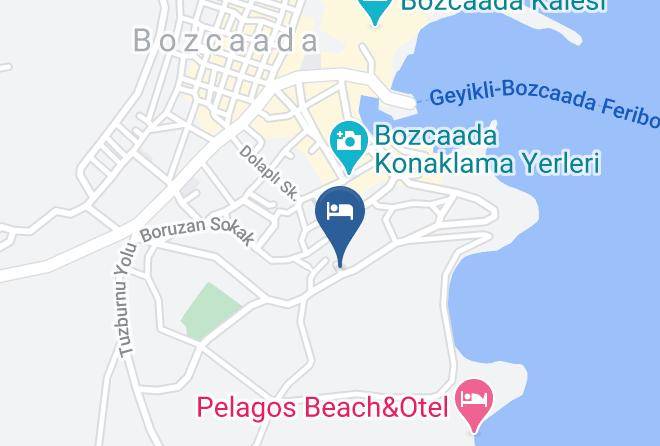 Bozcaada - Alesta Otel Bozcaada Maps