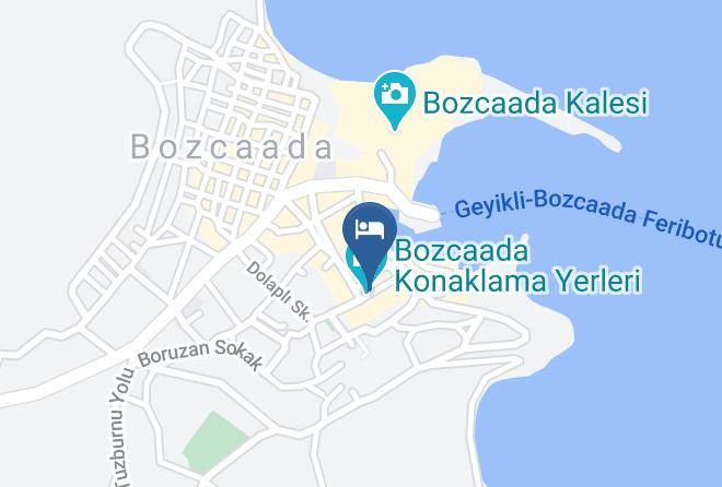 Bozcaada - Delos Otel Maps