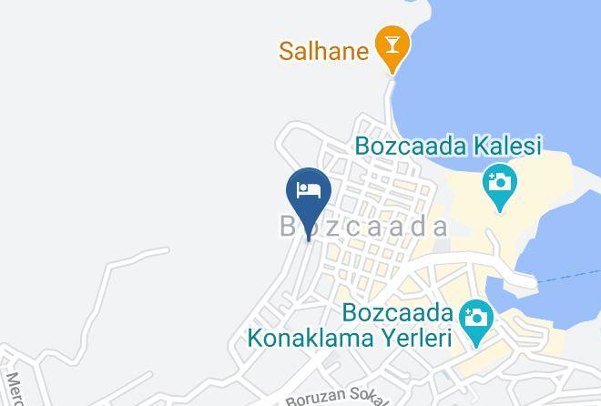 Bozcaada - Bozcaada Denizyildizi Otel Maps