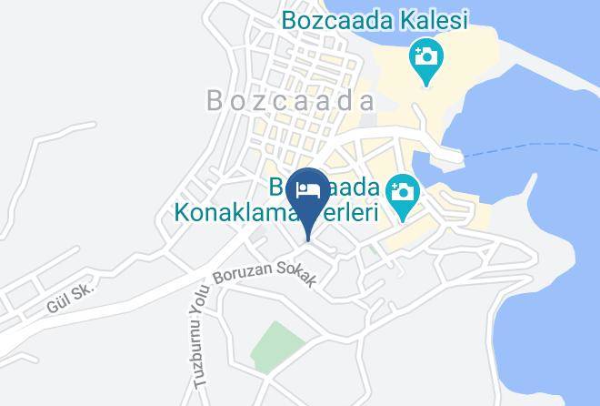 Bozcaada - Ebruli Otel Maps