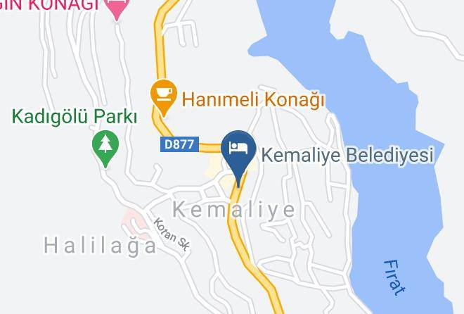 Kemaliye - Bozkurt Otel Maps