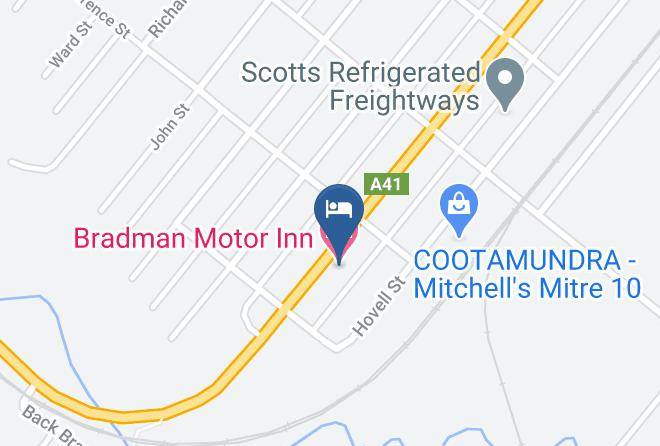 Gundagai - Bradman Motor Inn Maps