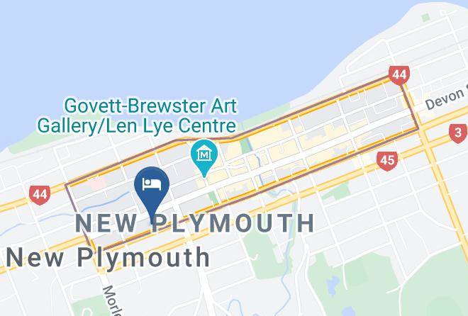 New Plymouth - Braemar Motor Inn Maps