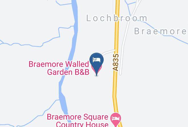 Highland - Braemore Walled Garden B&b Maps