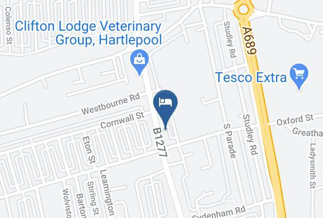 Hartlepool - Brafferton Hotel Maps