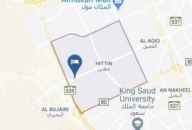 Riyadh - Braira Hettin Resort & Villas Maps