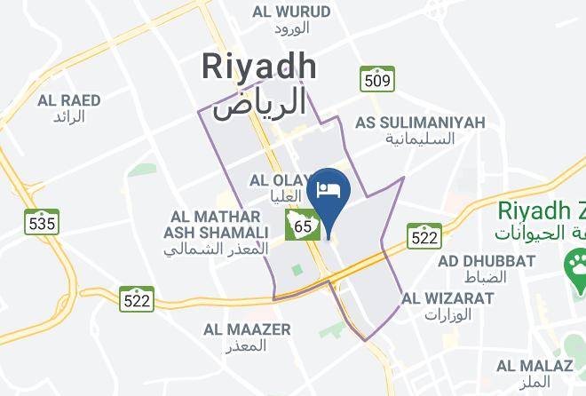 Riyadh - Braira Olaya Hotel Maps
