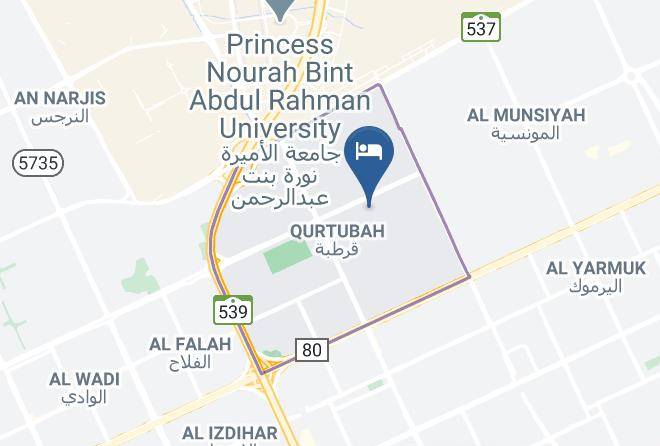 Riyadh - Braira Qurtubah Hotel Maps