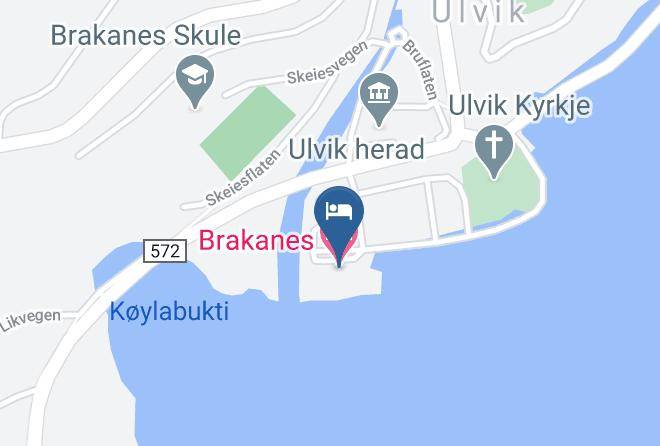 Ulvik - Brakanes Hotel By Fjordtind Maps