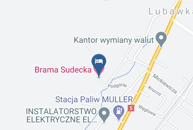 Brama Sudecka Map