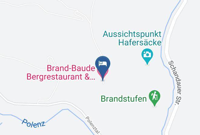 Sachsische Schweiz Osterzgebirge - Brand Baude Bergrestaurant & Herberge Maps