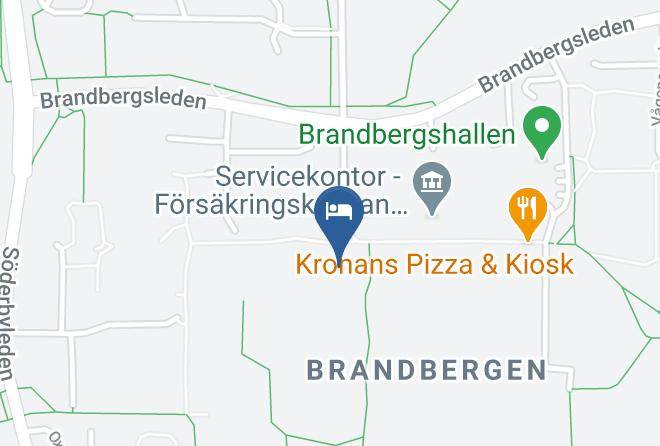 Brandbergens Vandrarhem Map