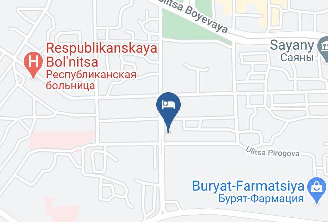 Ulan Ude - Brandmayor Gostinitsa Maps