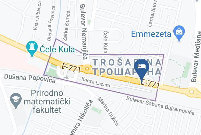 Nisava District - Brankov Konak Maps