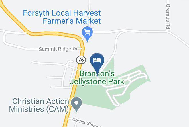 Branson's Jellystone Park Map