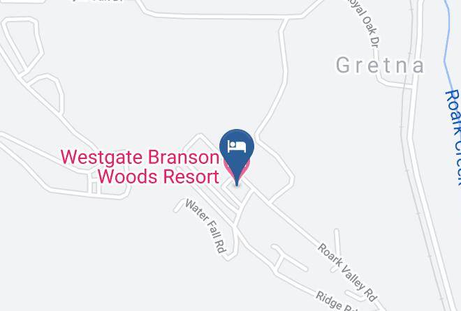 Westgate Branson Woods Resort Map