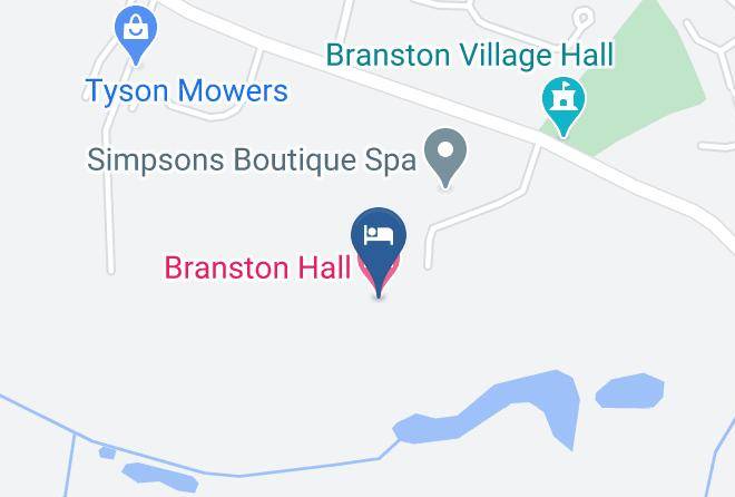 Lincs - Branston Hall Hotel Maps