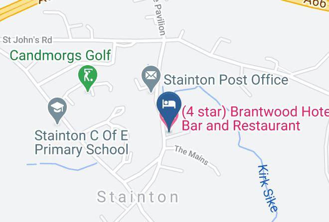 Cumbria - Brantwood Hotel Bar And Restaurant Maps