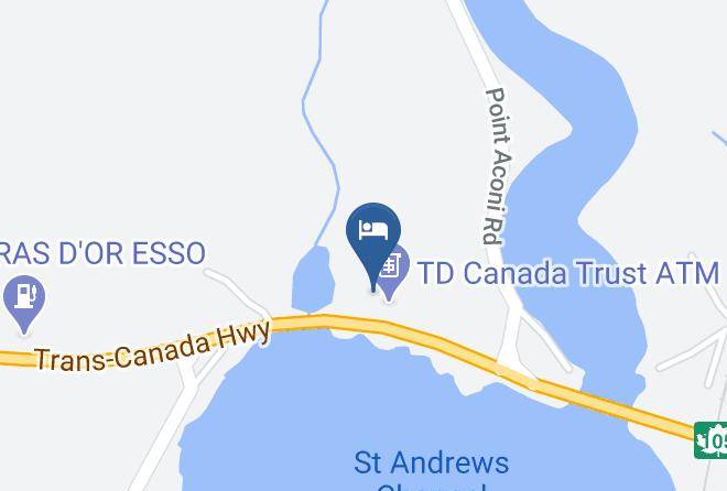 Cape Breton - Bras D'or View Restaurant And Kow's Inn Maps