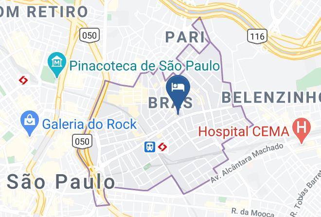Sao Paulo Bras - Bras Palace Hotel Maps