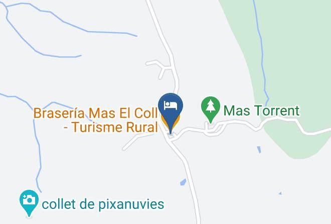 Barcelona - Braseria Mas El Coll Turisme Rural Maps