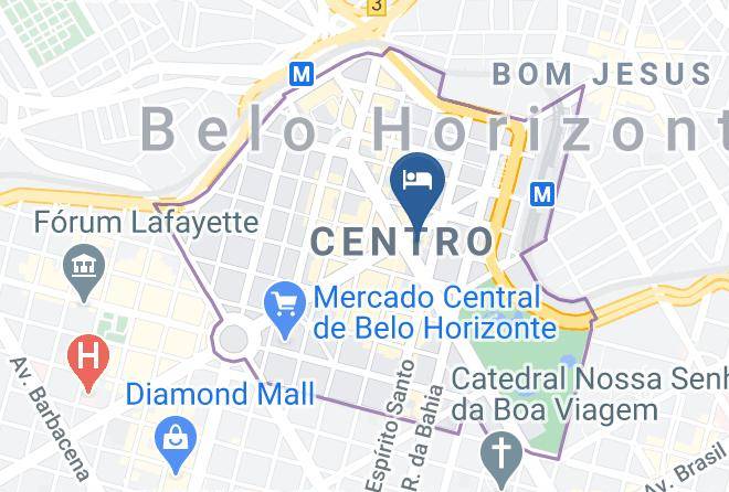 Belo Horizonte - Brasil Palace Hotel Maps