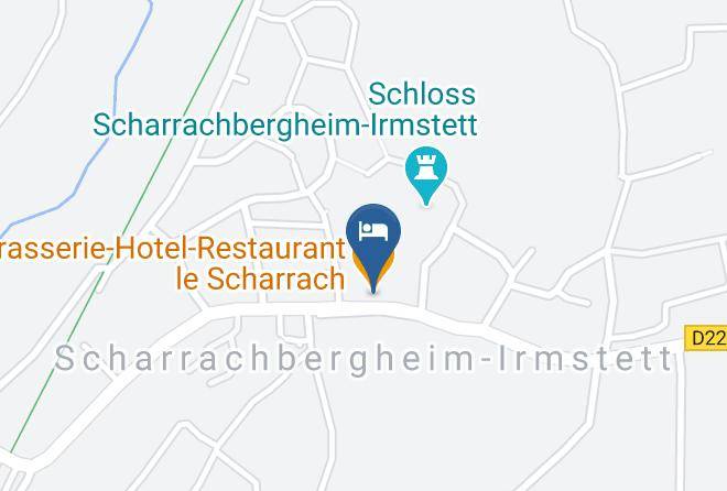 Brasserie Hotel Restaurant Le Scharrach Map