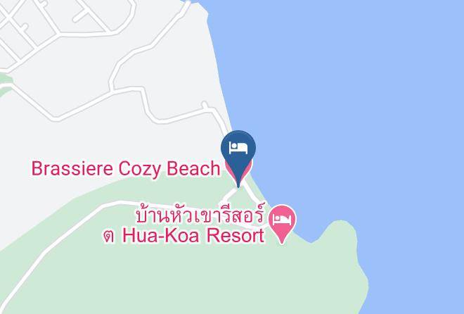 Amphoe Sam Roi Yot - Brassiere Cozy Beach Maps