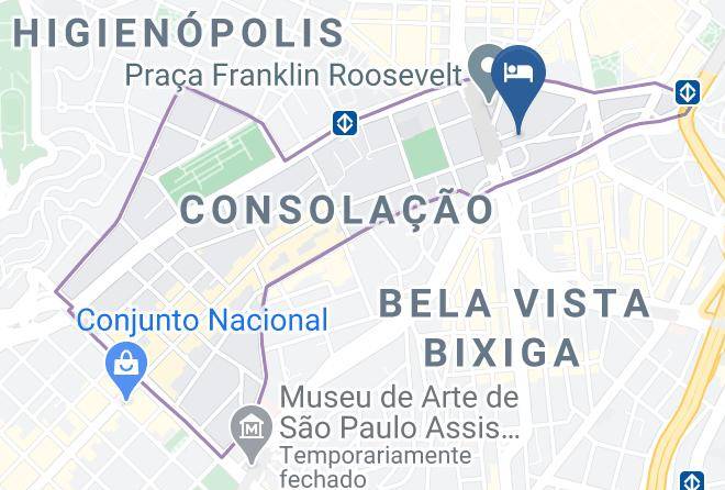 Sao Paulo Republica - Braston Hotel Sao Paulo Maps